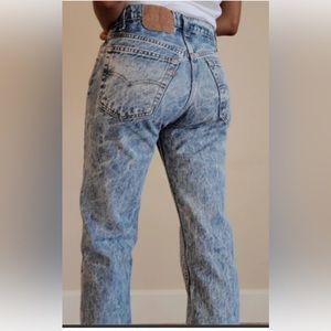 Levi’s Vintage 540 Size W34 X L32 Acid Wash Jeans 100% Cotton Made in U.S.A.